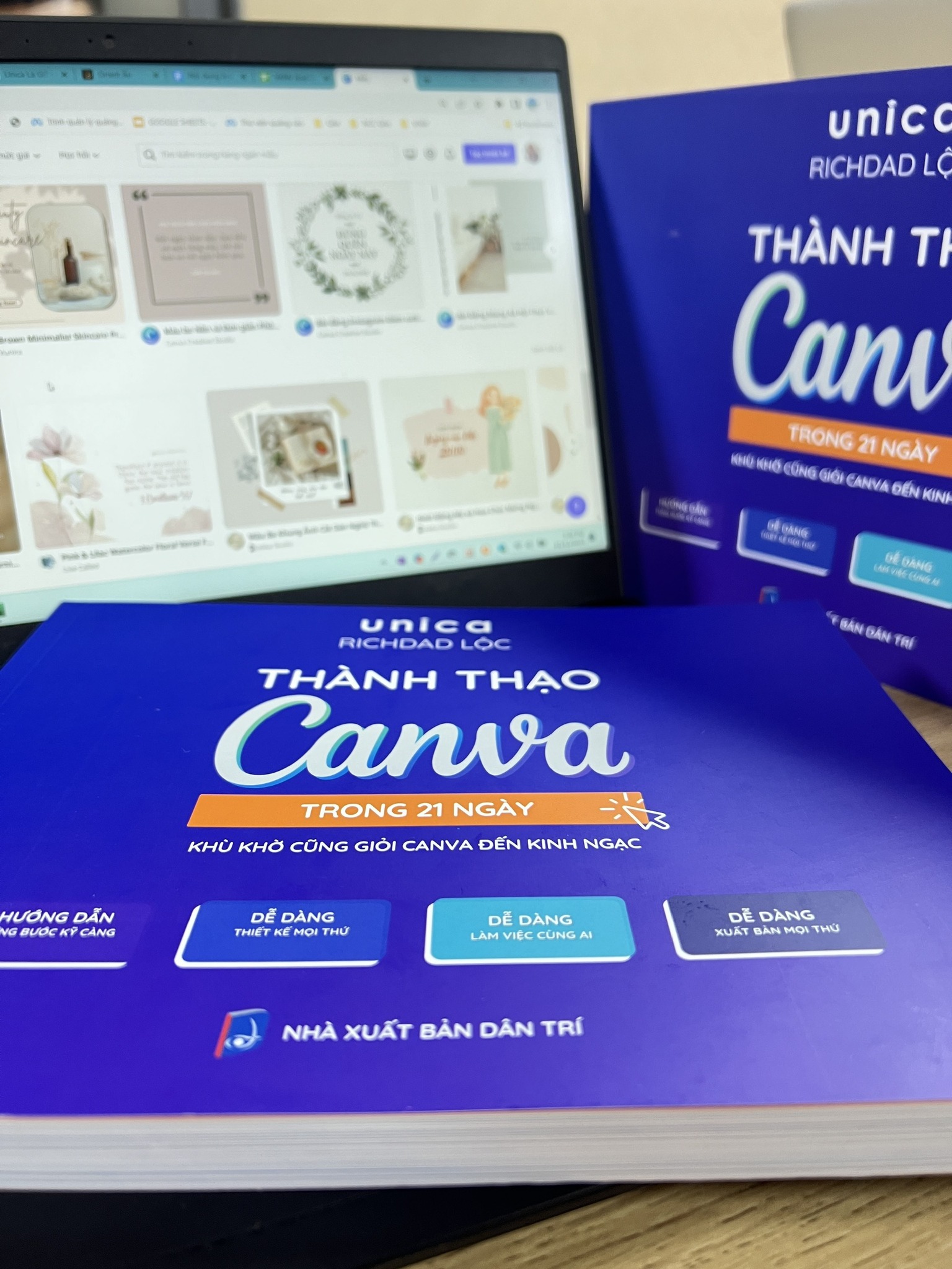 Sách Thành thạo Canva trong 21 ngày  - Richdad Loc