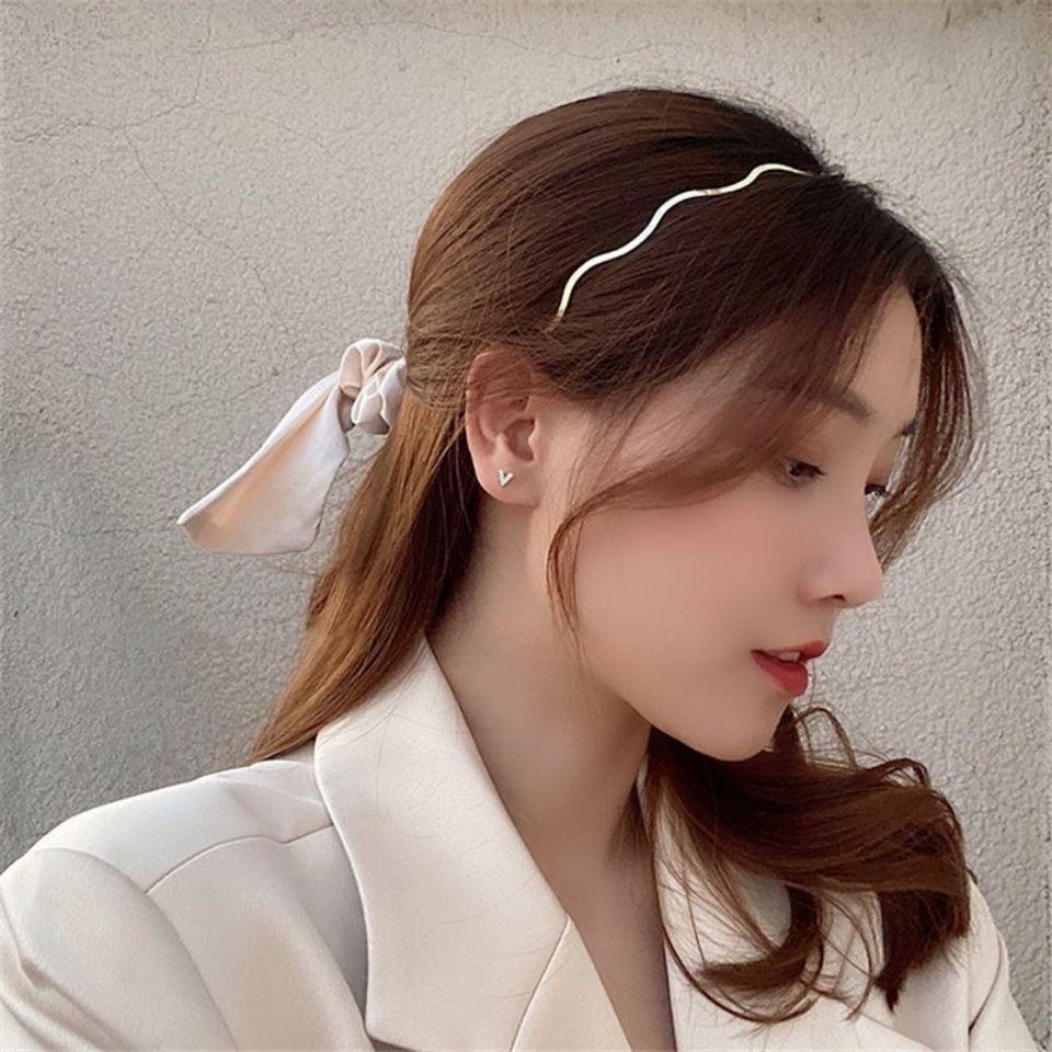 BỜM CÀI TÓC KIM LOẠI GỢN SÓNG VÀNG SIÊU ĐẸP Tatitava