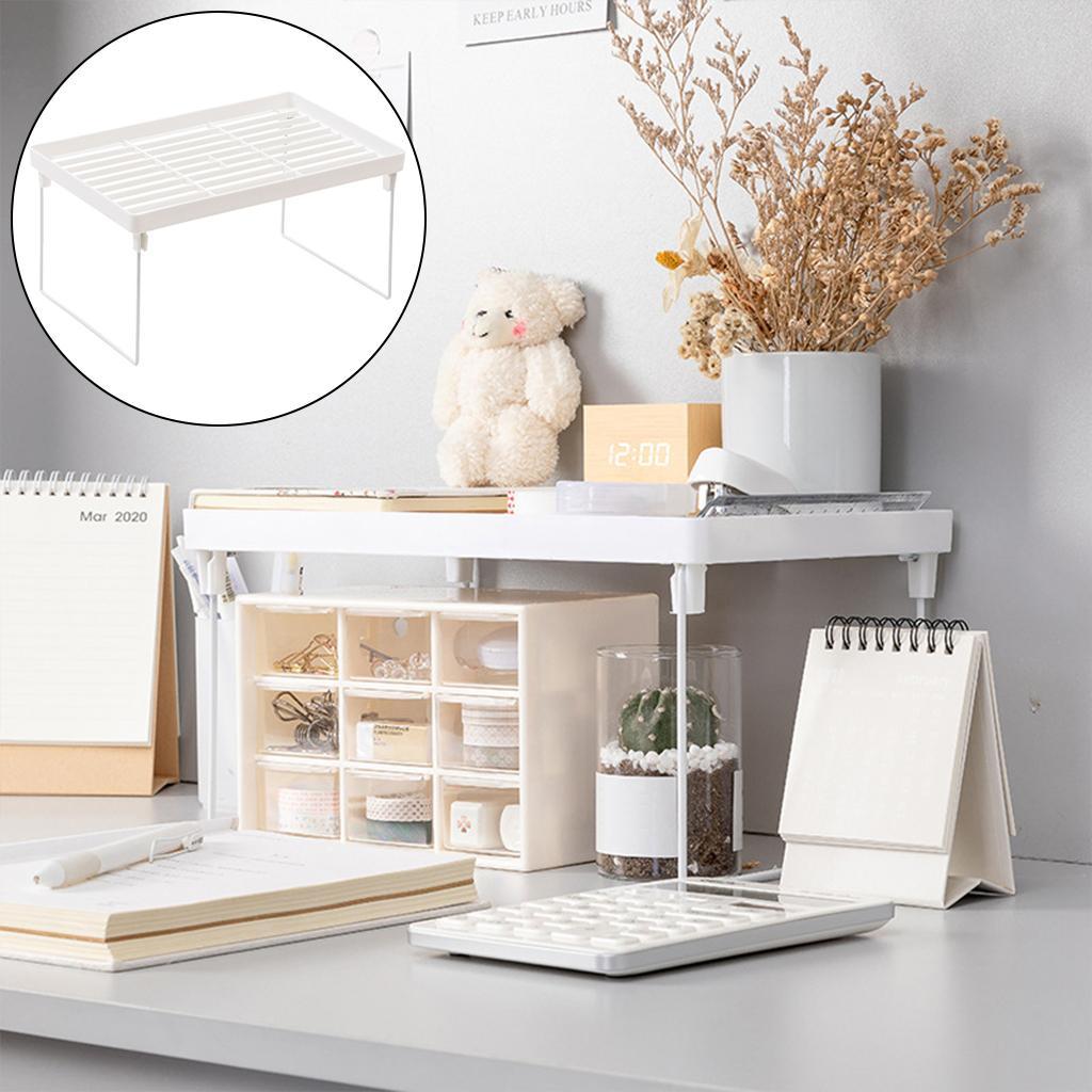 Bathroom Organizer Kitchen Utility Storage Rack Shelf Divider Makeup Home S