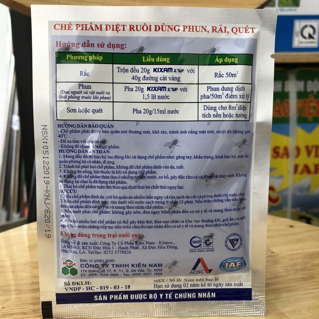 Thuốc diệt ruồi KIXAM 2.7WP, dẫn dụ ruồi nhanh, hàng xuất xứ USA