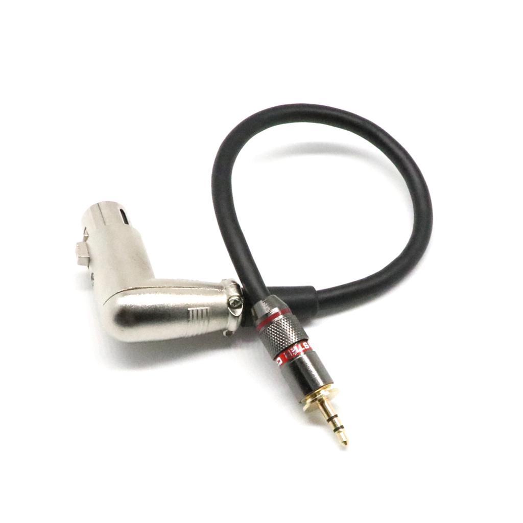 2x 3.5mm TRS To XLR Male To Female Mono Microphone Audio Cable