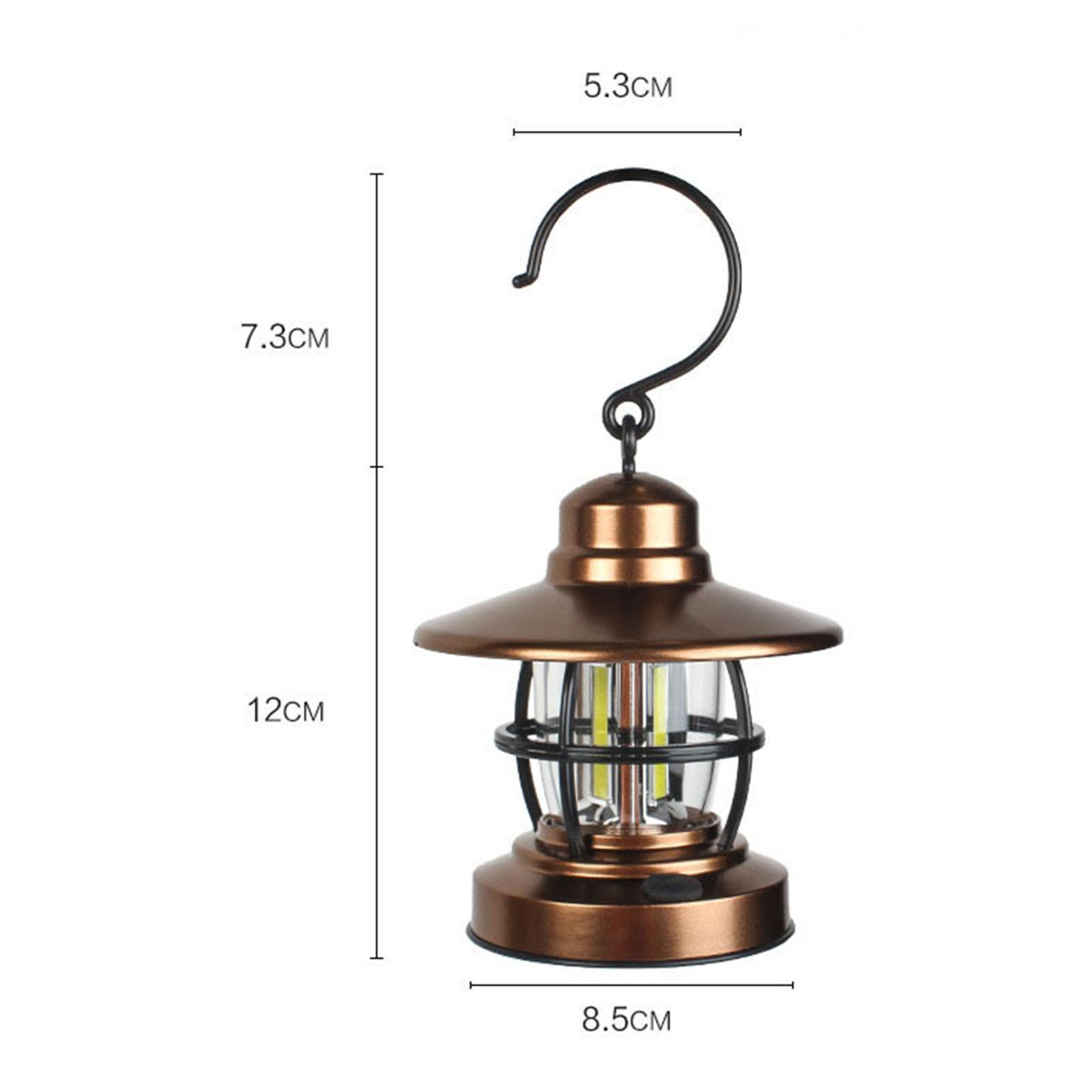 Portable Camping Lantern Tent Lamp Light Battery Operated for Home Hiking