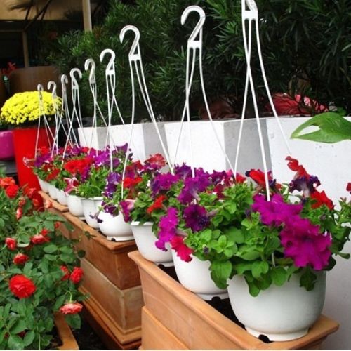 Combo chậu nhựa treo trồng cây trang trí nhà cửa chuyên dụng, nhựa ABS bền, đẹp, độ bền cao trồng hoa ,trồng rau