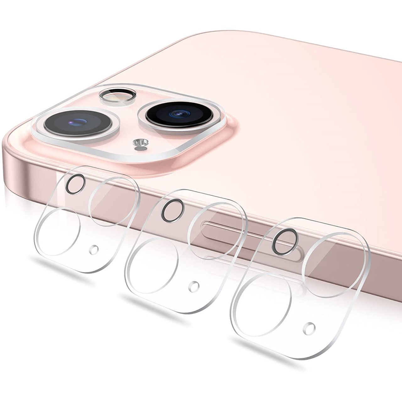 Kính Cường Lực Camera cho iPhone 11 12 13 14 Pro Max Mini Plus Full Bảo Vệ Toàn Diện Cụm Camera