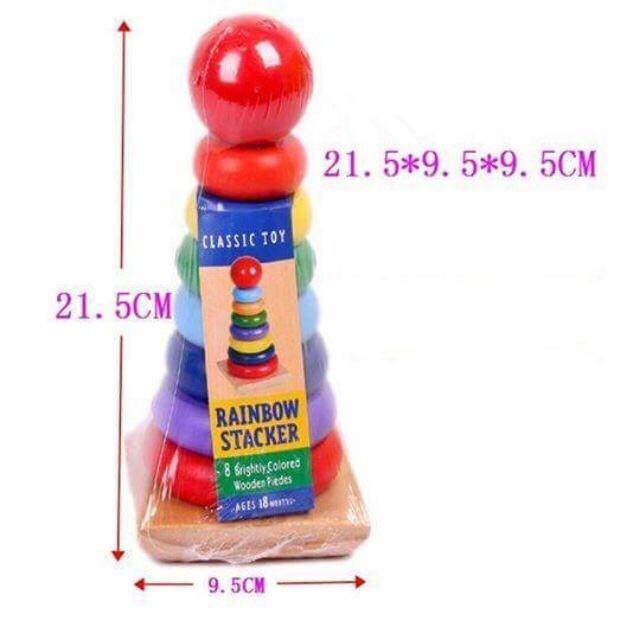 COMBO SET 5 MÓN ĐỒ CHƠI GỖ