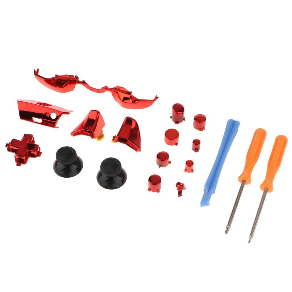 Colorful Controller Accessory Button Set  for     Red