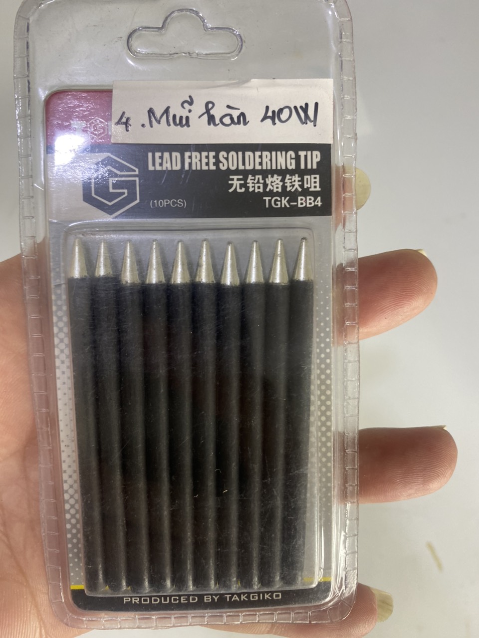 mỏ hàn chì và phụ kiện thay thế mỏ hàn 40W,80W hàng chính hãng