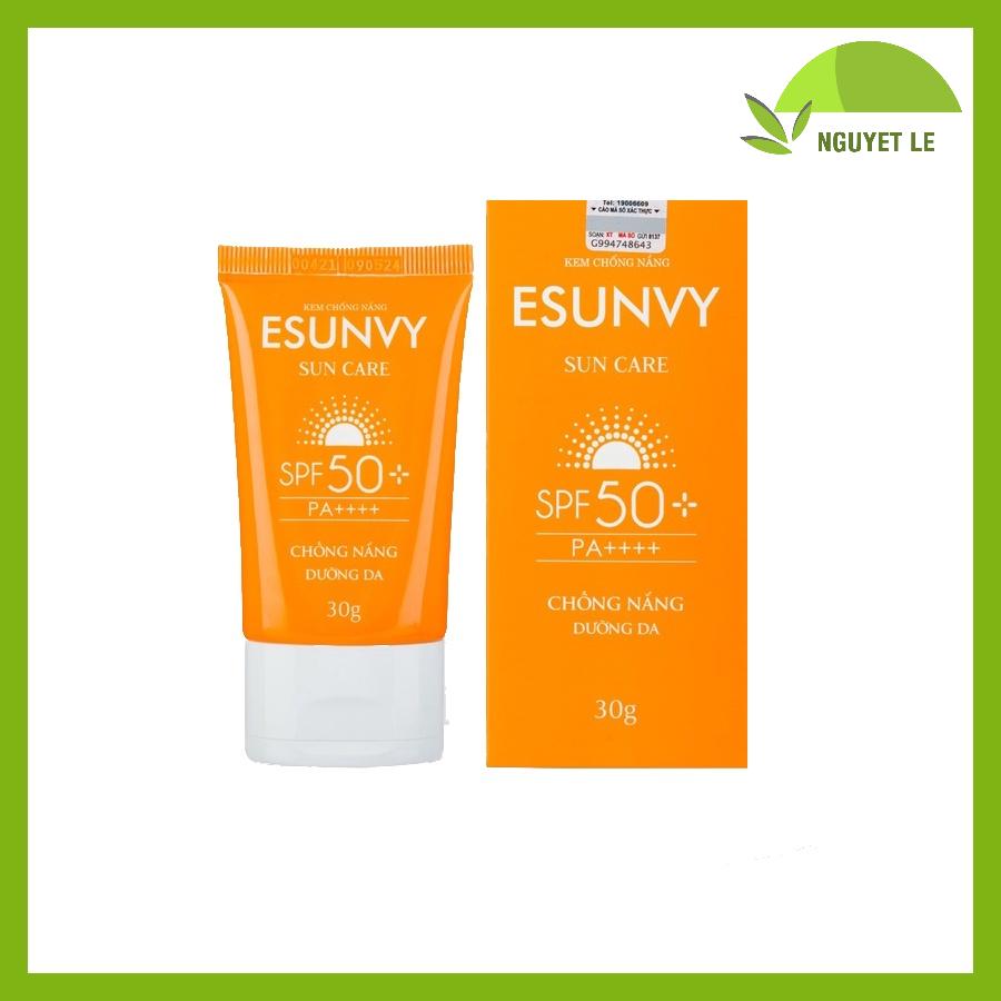 Kem chống nắng bảo vệ da tối ưu Esunvy Sun Care SPF 50+/ PA++++ Tuýp 30g/ 50g/ 70g