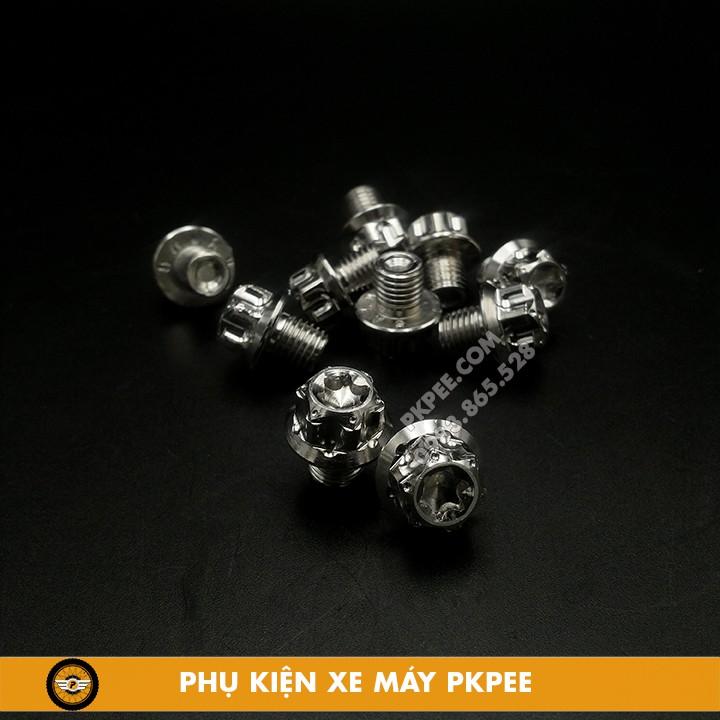 Ốc Inox 304 Đầu Trụ Gắn Chân Kính 10Li10 Ren Thuận, Ren Ngược - PKPEE