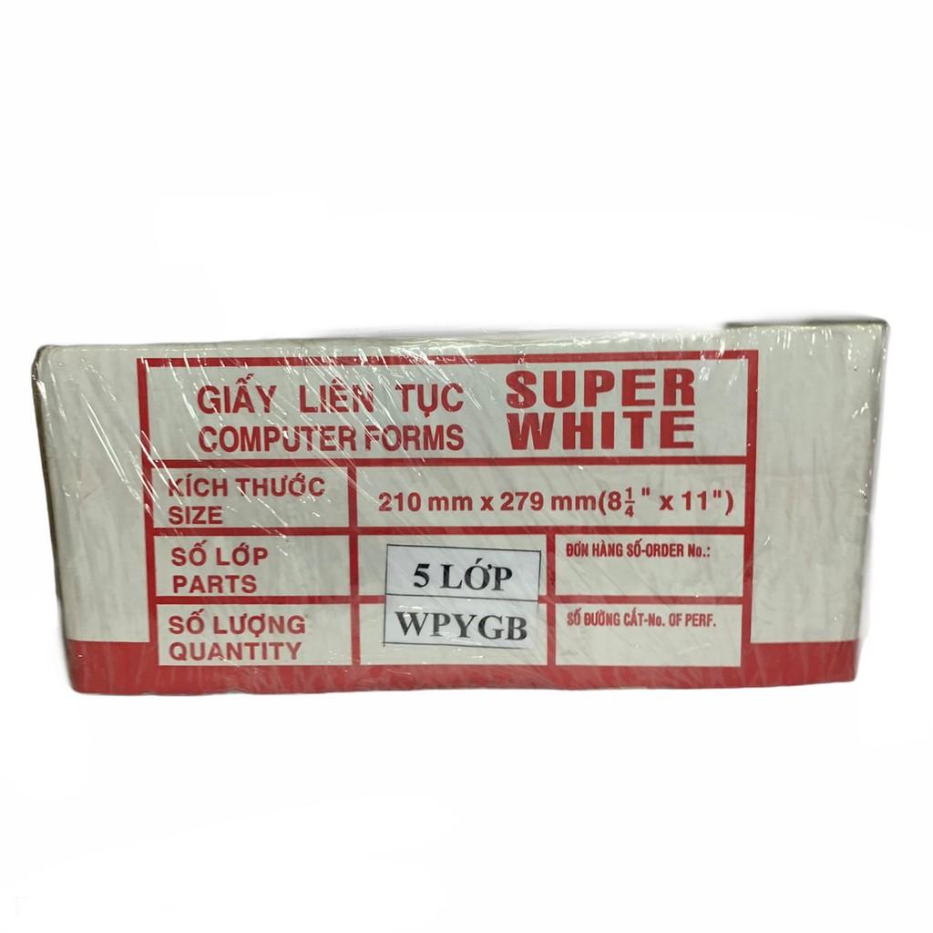 Giấy in liên tục 5 Liên