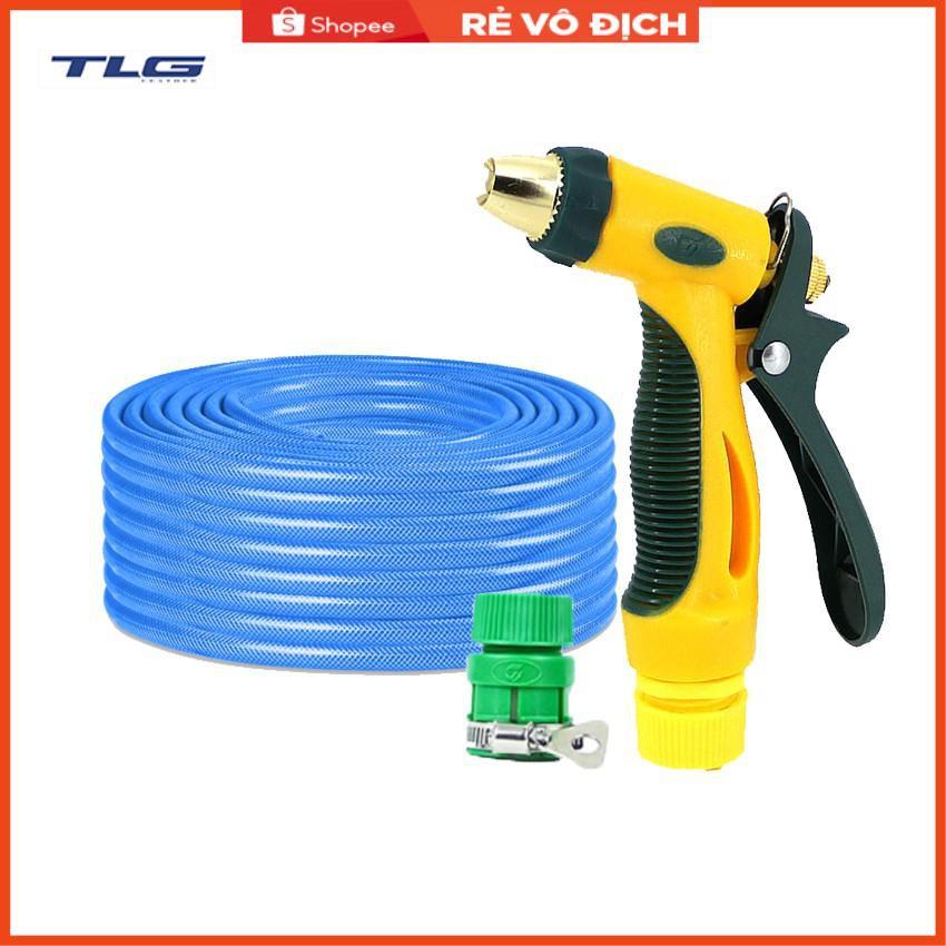 Bộ dây vòi xịt nước rửa xe,tưới cây tăng áp 3 lần 15M 206317