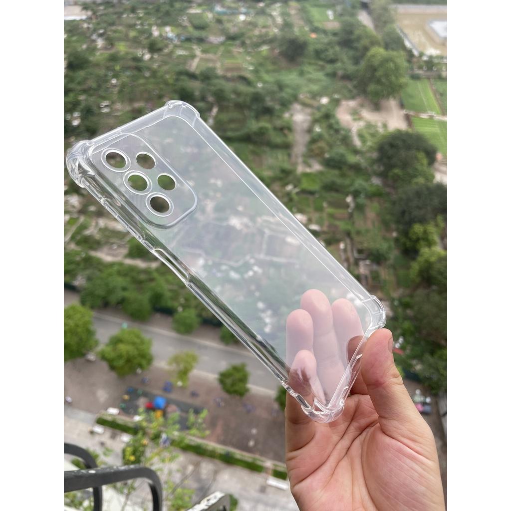Ốp Lưng cho Samsung Galaxy A23 Dẻo Trong Suốt Chống Sốc 4 góc khoét mắt bảo vệ camera