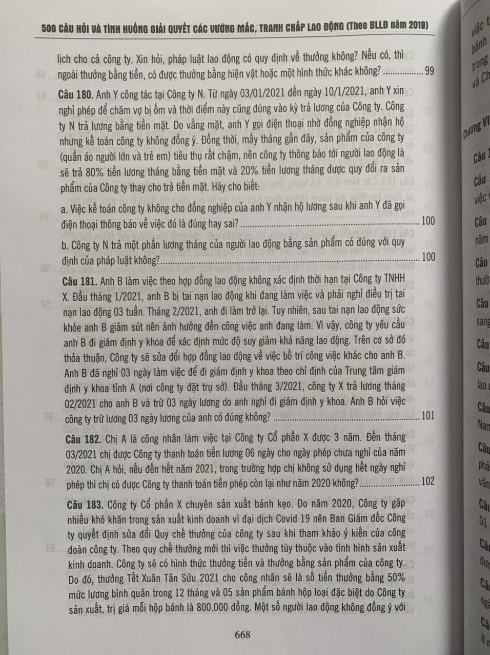 500 Câu hỏi và tình huống giải quyết các vướng mắc tranh chấp lao động