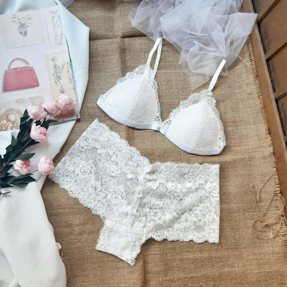 Bộ đồ lót ren không gọng 2 có mút siêu đẹp