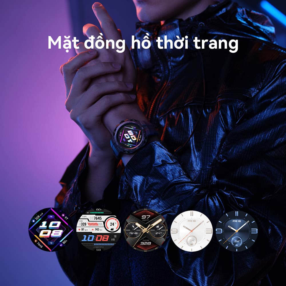 Đồng Hồ Thông Minh HUAWEI WATCH GT Cyber |Tùy Biến Vỏ Ngoài | Bền Chuẩn Quân Đội | Mặt Đồng Hồ Cá Tính | Hàng Chính Hãng