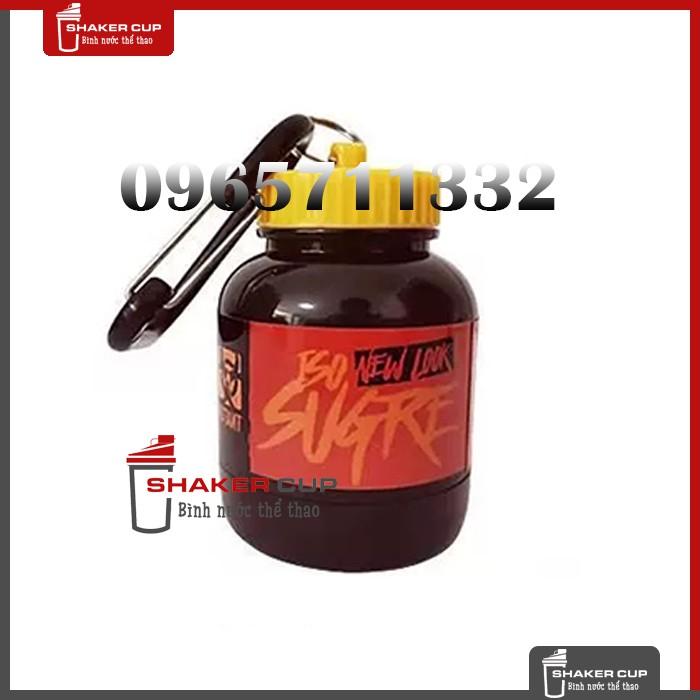 Hũ đựng bột, hộp đựng whey, mass, bcaa tập gym Ishake Protein Funnel 200ml
