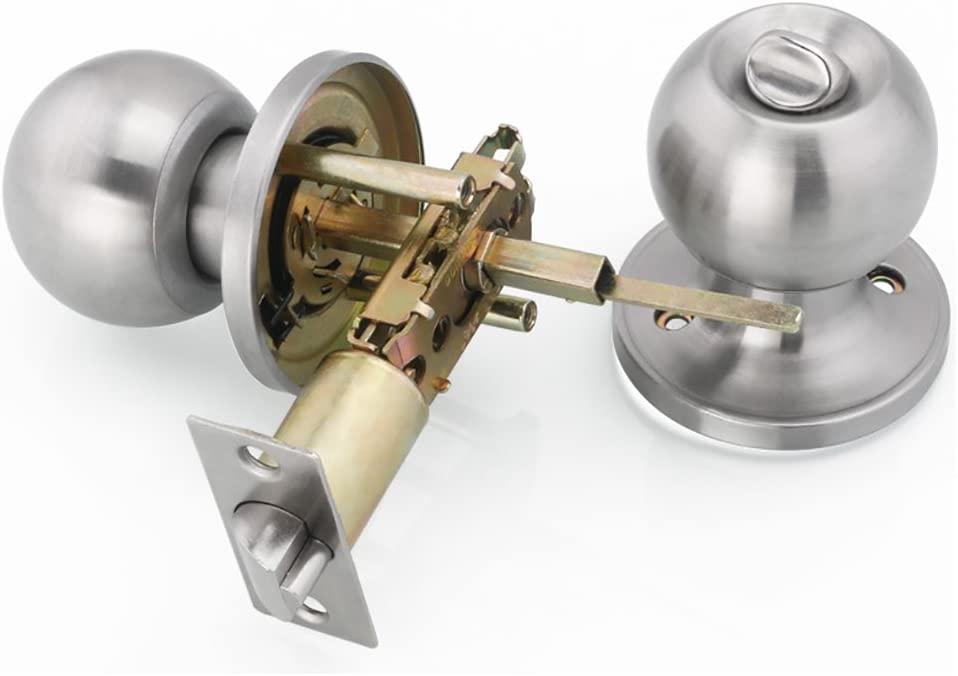 Tay cầm cửa, khóa nút tròn, khóa chính, kích thước túp lều 60/70mm