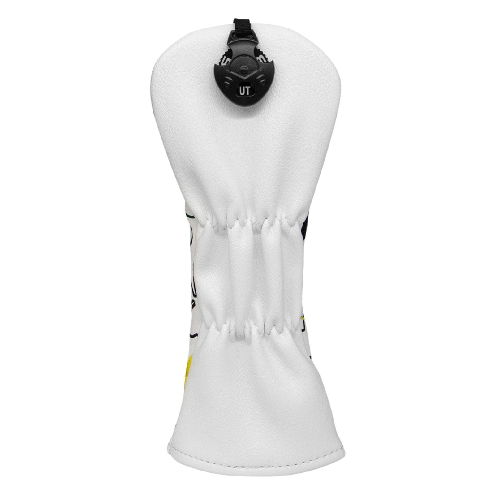 Golf Club Head Cover Golf Wood Covers Club Protection PU Leather with Tags