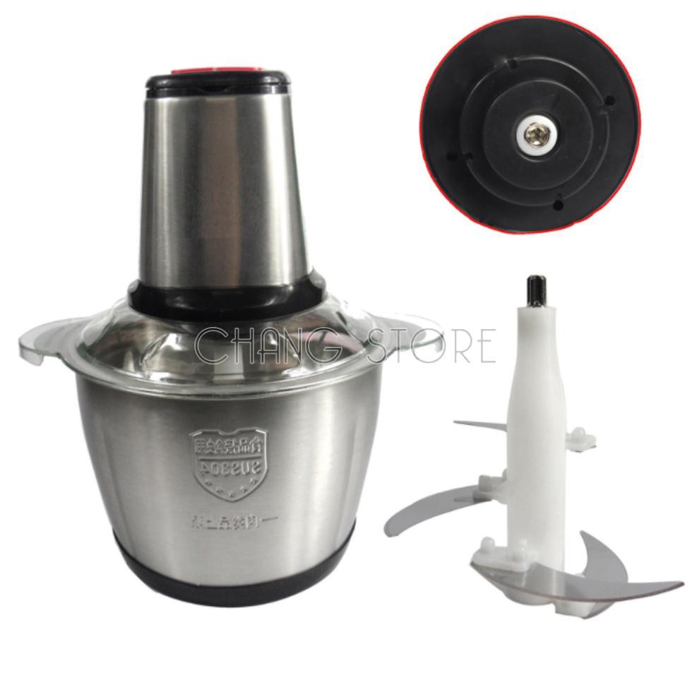 Máy xay thịt đa năng cối inox máy xay đa năng , xay thịt, xay cá, xay cả thế giới với 4 lưỡi dao