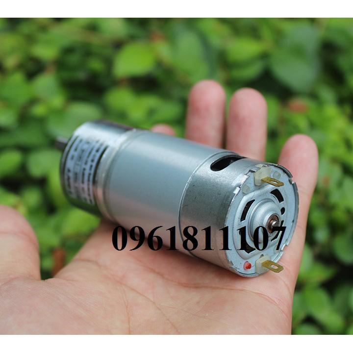 Motor giảm tốc 12V 555 80 vòng.phút 24V 120rpm