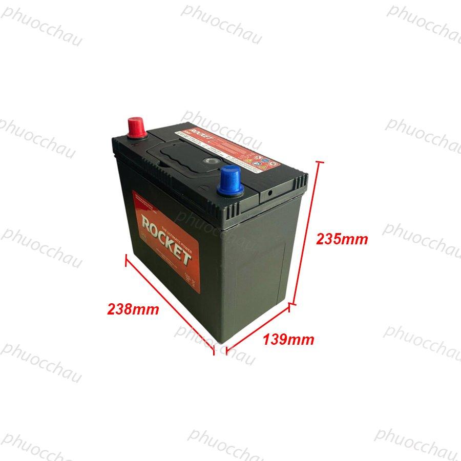 Ắc Quy ROCKET SMF 65B24L/LS/RS (12V-50Ah)