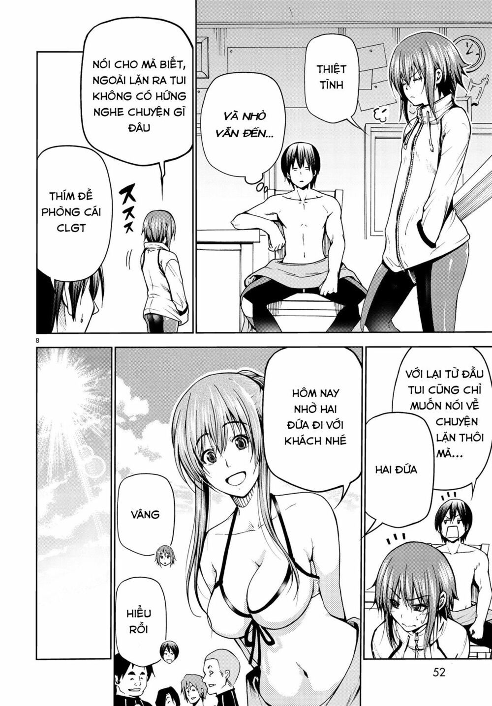 cô gái thích lặn - grand blue chapter 45 8