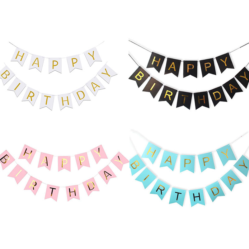 Dây chữ Happy Birthday trang trí sinh nhật