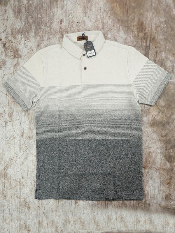 Áo Polo Nam Lanzi Striped Ombre Polo Shirt - SIZE 100/105