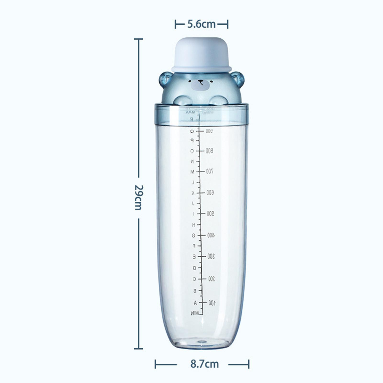 PC Body Cocktail Shaker Tea Shaker Cocktail Mixer Martini Making Drink Mixer Ice Tea Mixer Bottle for Party Bar Accessories Home Wedding