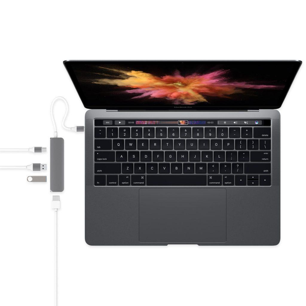 Cổng chuyển đổi dành cho MacBook, PC &amp; Devices HyperDrive HDMI 4K USB-C 2 cổng USB 3.0 - hàng chính hãng