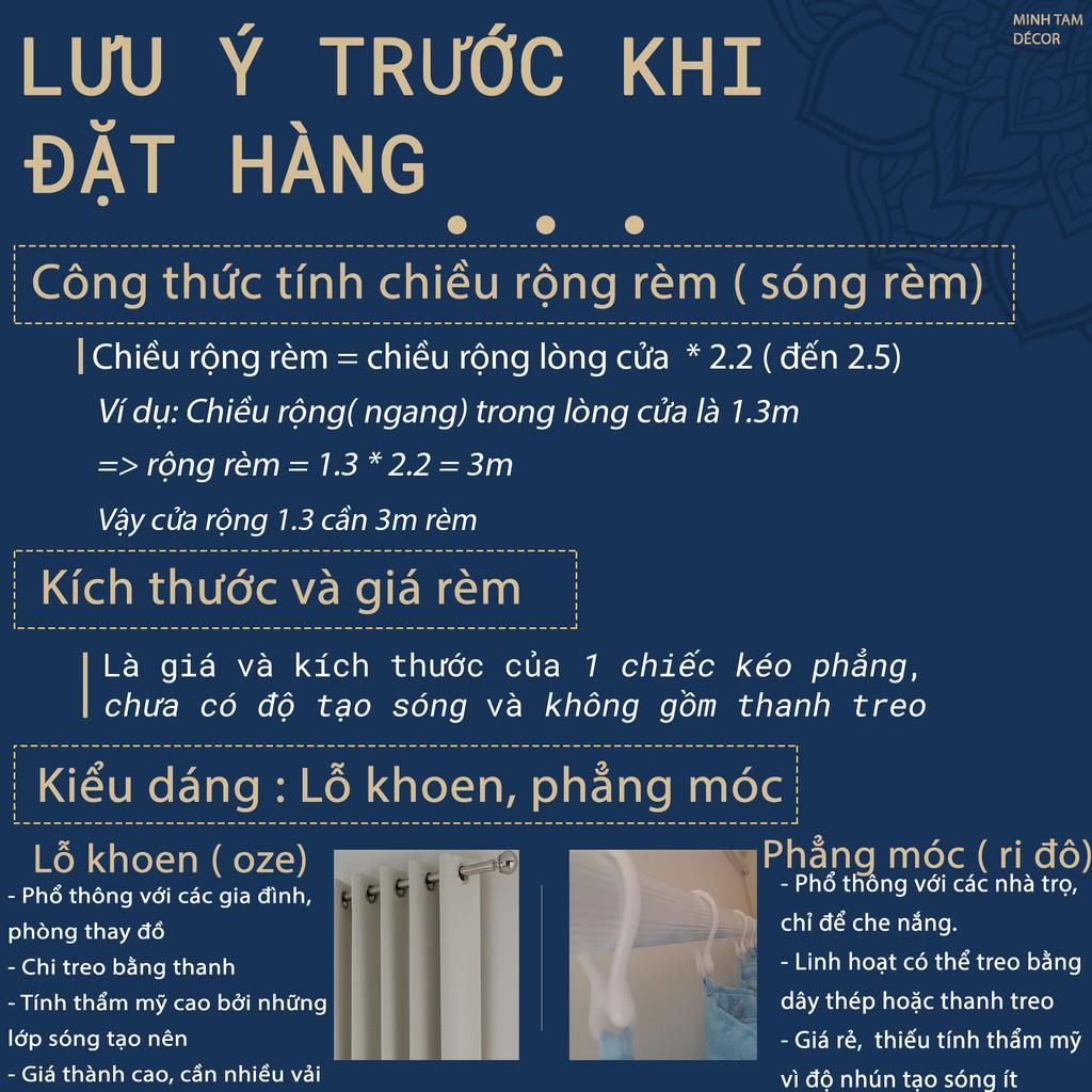 Rèm cửa chống nắng - màu xanh chàm