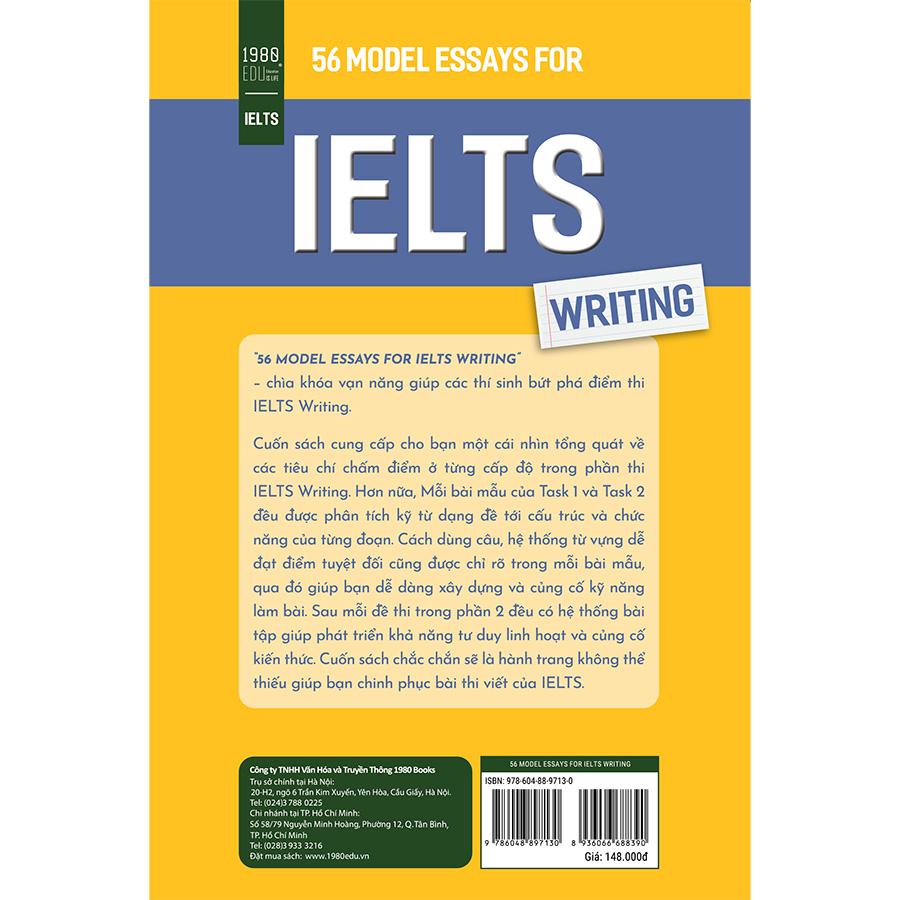 56 Model Essays For IELTS Writing