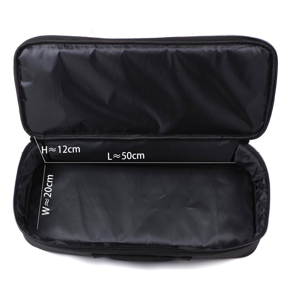 Guitar Effects Pedal Board Bag Padded Utility Pedalboard Storage Holder Case