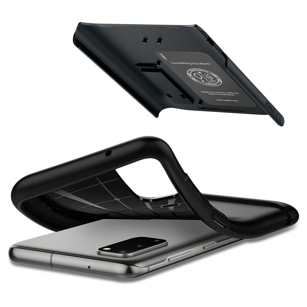 Ốp Samsung Galaxy s20 Spigen Slim Armor - hàng chính hãng