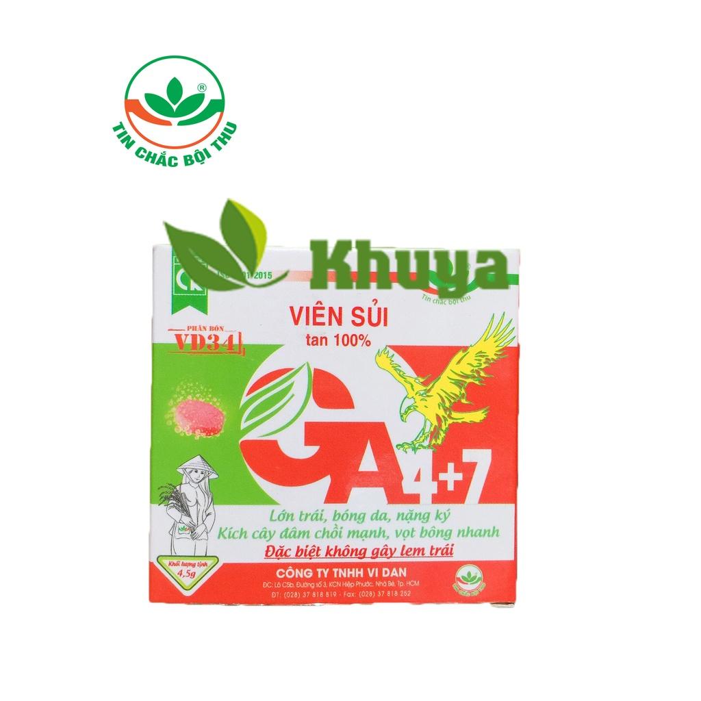 Viên sủi Ga3+7 hoăc Ga4+7 viên 5gr Lớn trái Kích chồi Vọt hoa