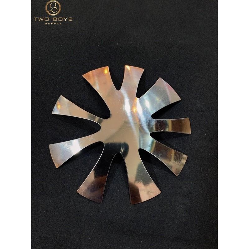 Miếng cắt móng bột móng tay, tạo hình V và Oval ️ inox không rỉ ️