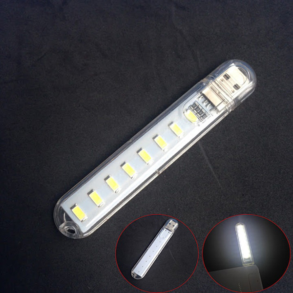 Bó Hoa Hồng Sáp 7 Bông (Tặng 1 Đèn Led 8 Bóng Siêu Sáng Cắm Cổng Usb)