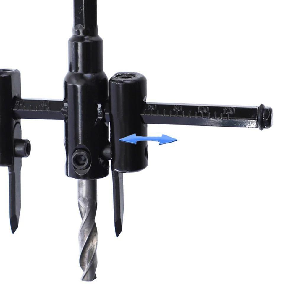 Mũi khoan khoét gỗ thạch cao lỗ tròn 30-200mm điều chỉnh linh hoạt thông minh