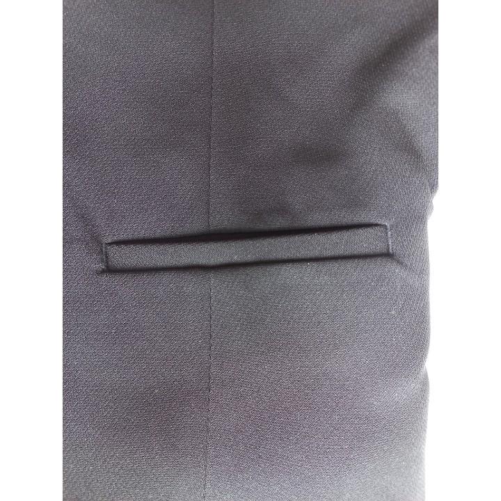 Áo vest nữ tay dài cao cấp màu đen vải tuyết mưa loại 1 AVDD401