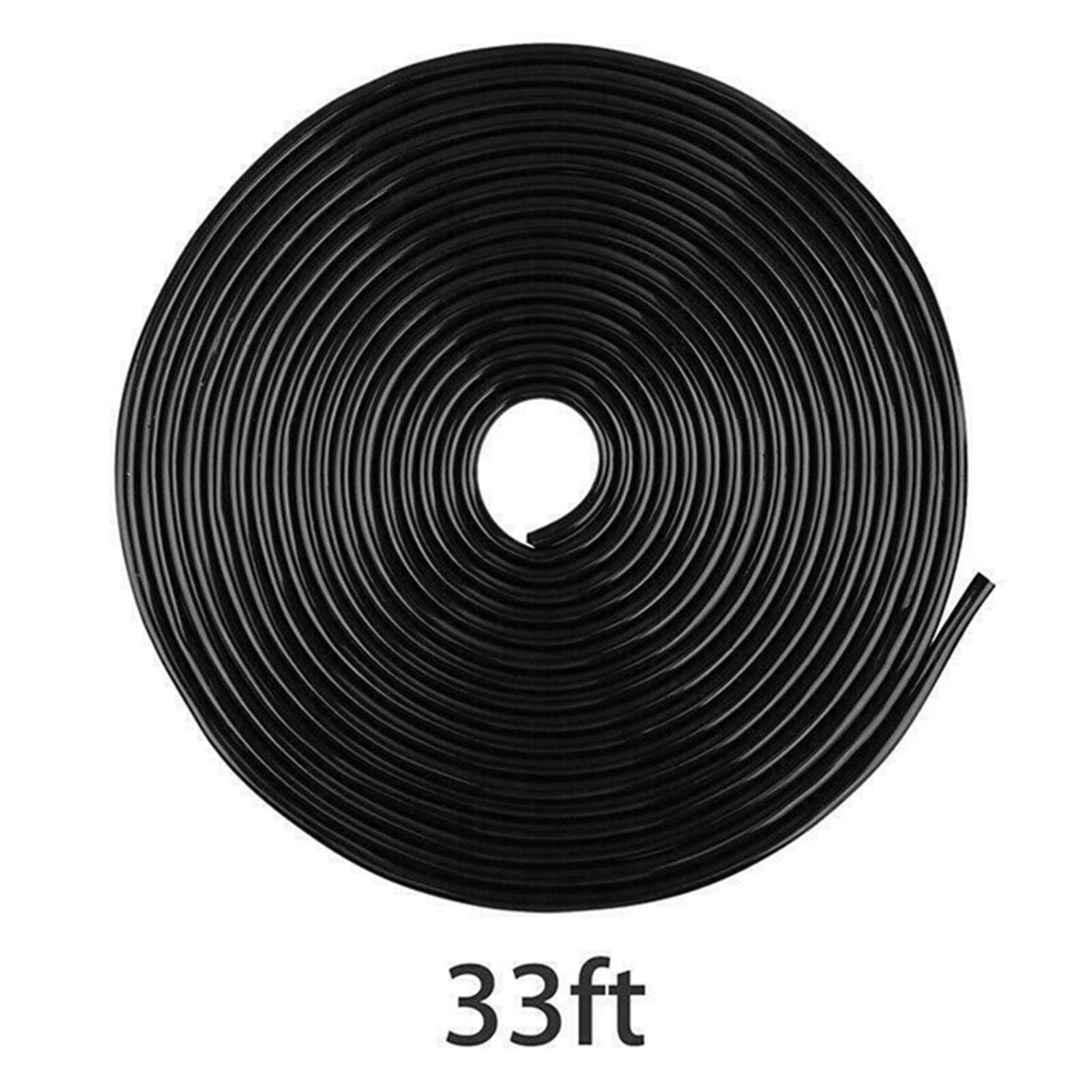 Bộ ống tưới nước nhỏ giọt 33ft, đi kèm với đầu phun sương có thể tháo rời, dễ dàng vệ sinh