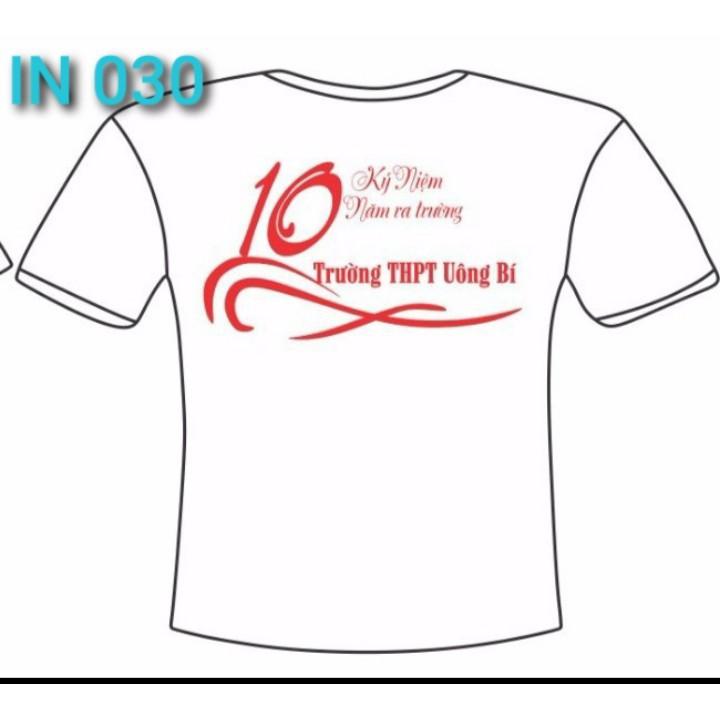 Áo lớp thiết kế đẹp _ IN 029