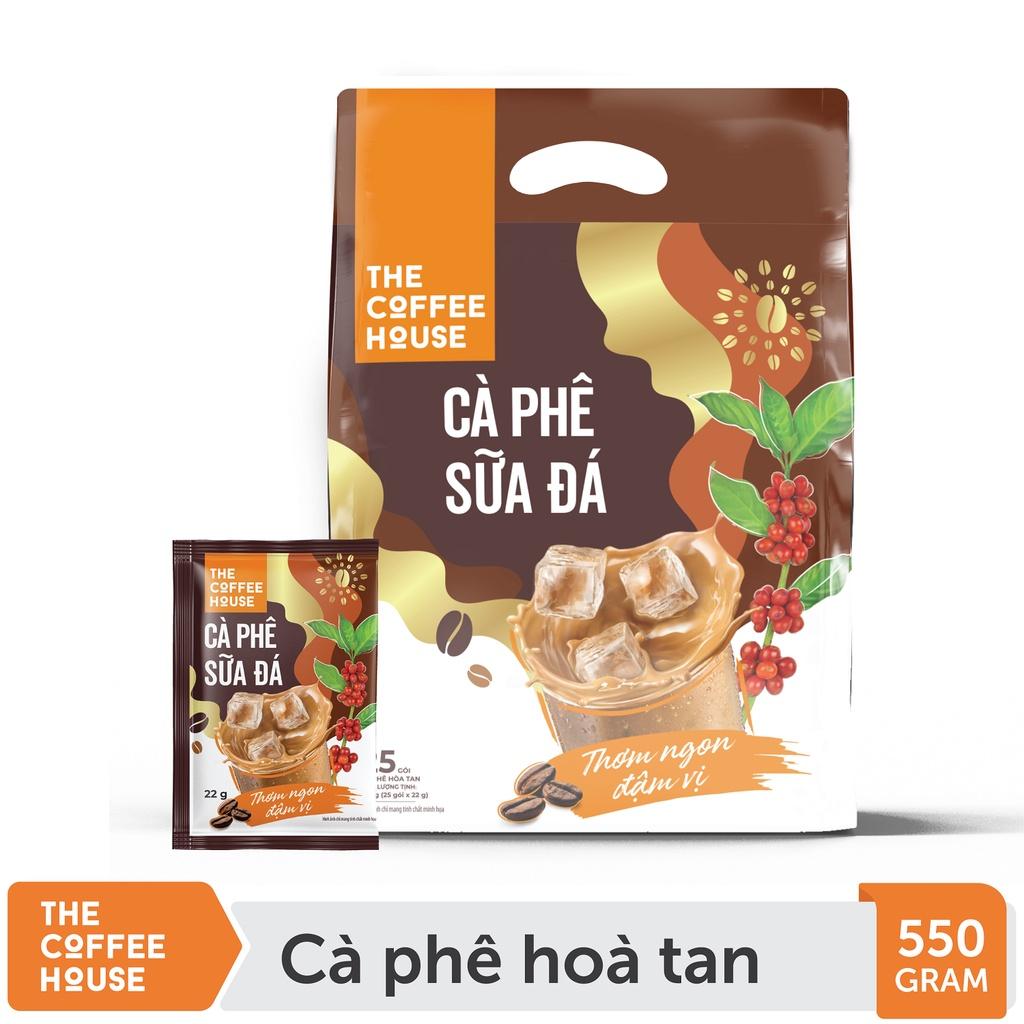 Cà phê sữa đá hòa tan The Coffee House (25 gói x 22g)