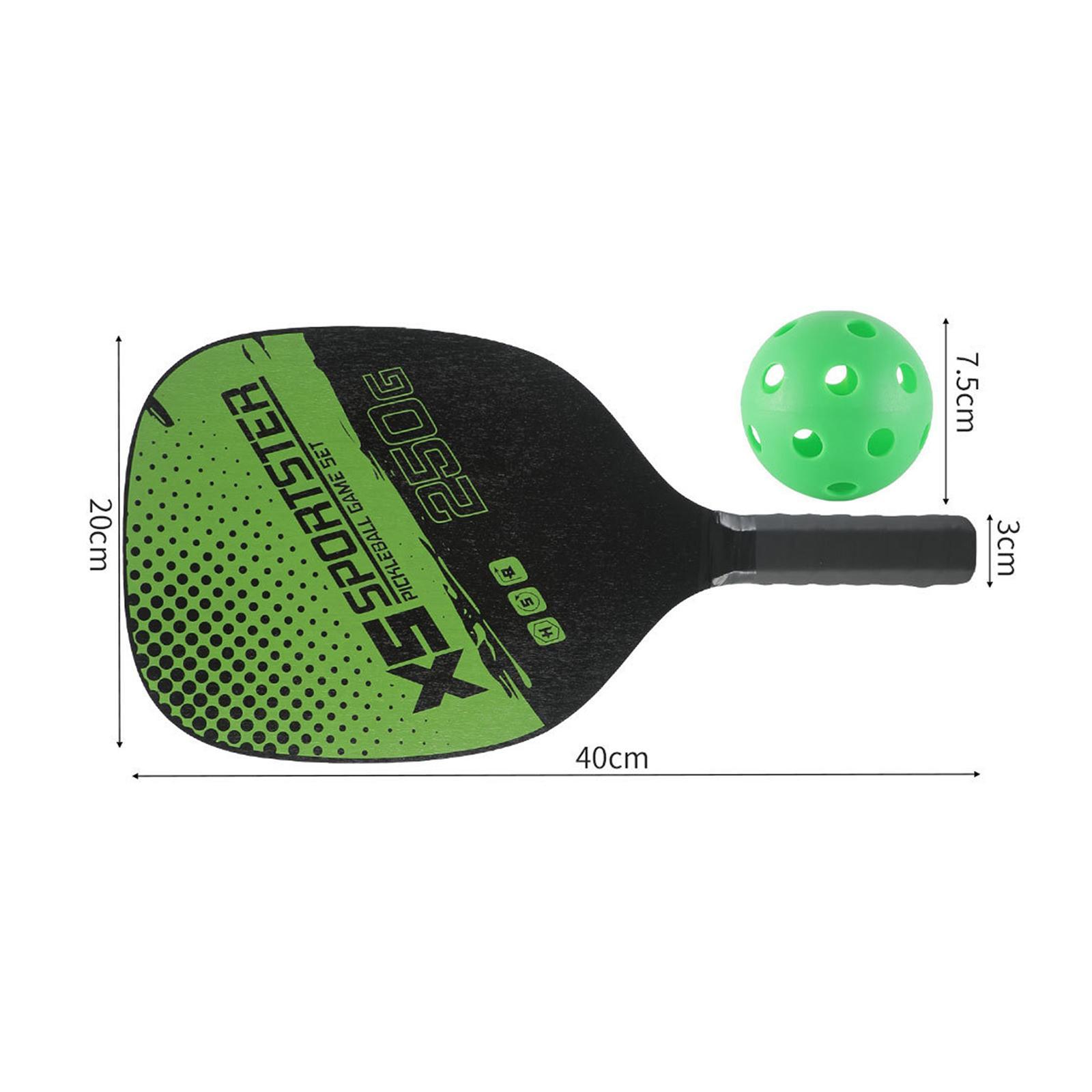 Pickleball Paddles Set of 2 Pickleball Rackets Professional with Carrying Bag Paddle for Pickleball and Ball Set Beginners 2 Players Unisex Pros