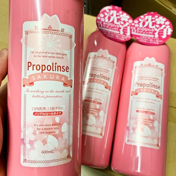 NƯỚC SÚC MIỆNG NHẬT Propolinse 600ml