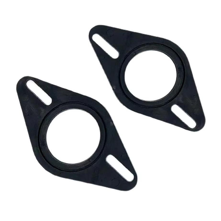 Dưỡng loa Treble đa năng - Đế loa màu đen nhựa PVC cao cấp đa năng 2 chân thẳng