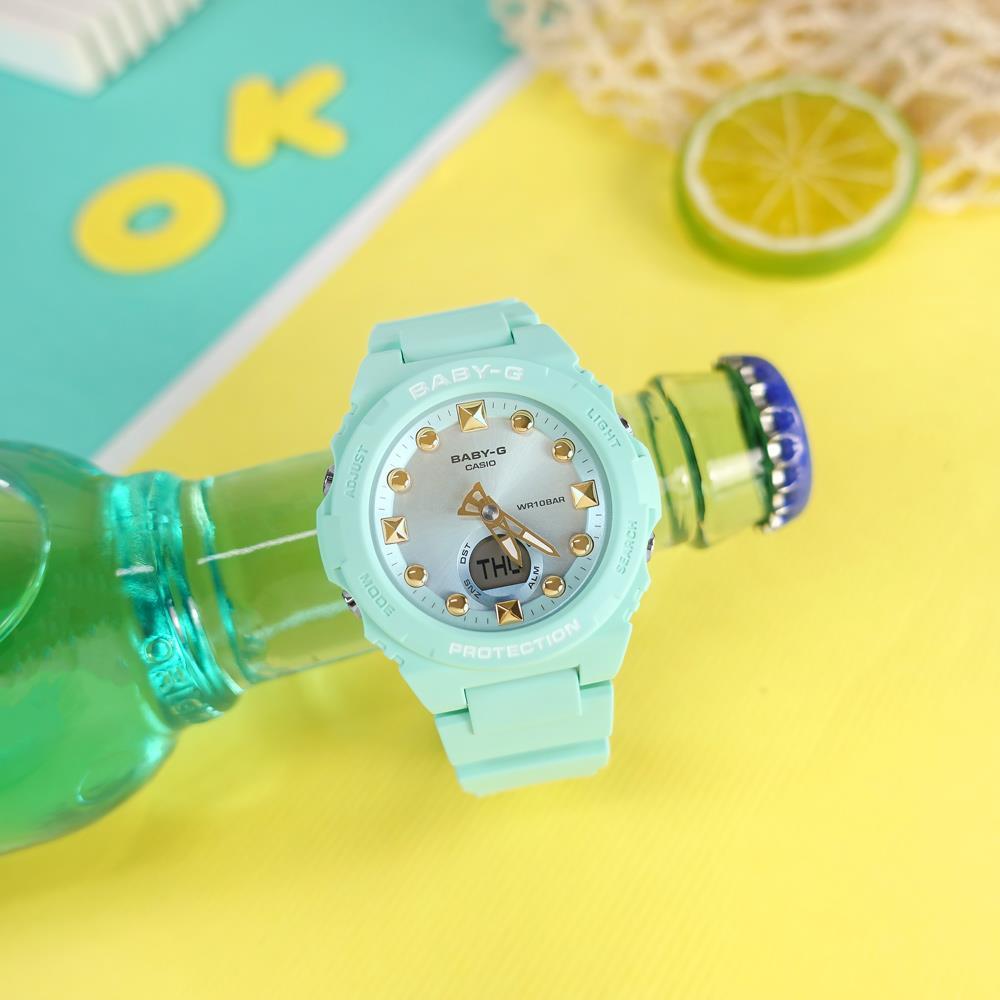 Đồng Hồ Nữ Dây Nhựa Casio Baby-G BGA-320-3A Chính Hãng | BGA-320-3ADR