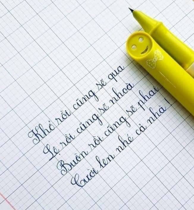 Bút máy luyện chữ đẹp mặt cười ngòi êm trơn, nhẹ cho học sinh tập viết