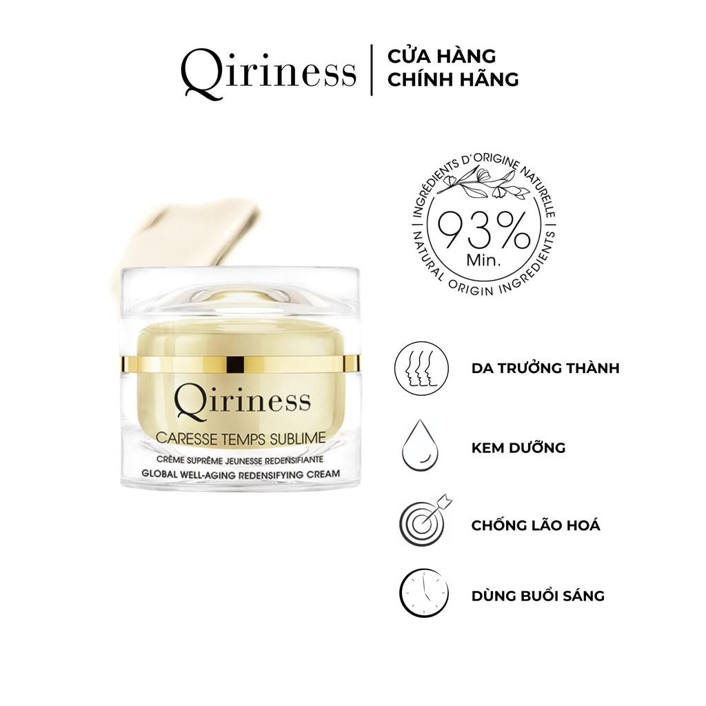 Kem dưỡng ban ngày chống lão hóa phuc hồi da nguồn gốc thiên nhiên Qiriness Global Well-Aging Redensifying Cream 50ml