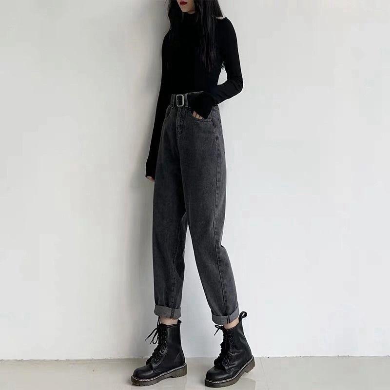 Quần jeans nữ dáng baggy hàng Quảng Châu mới 2022