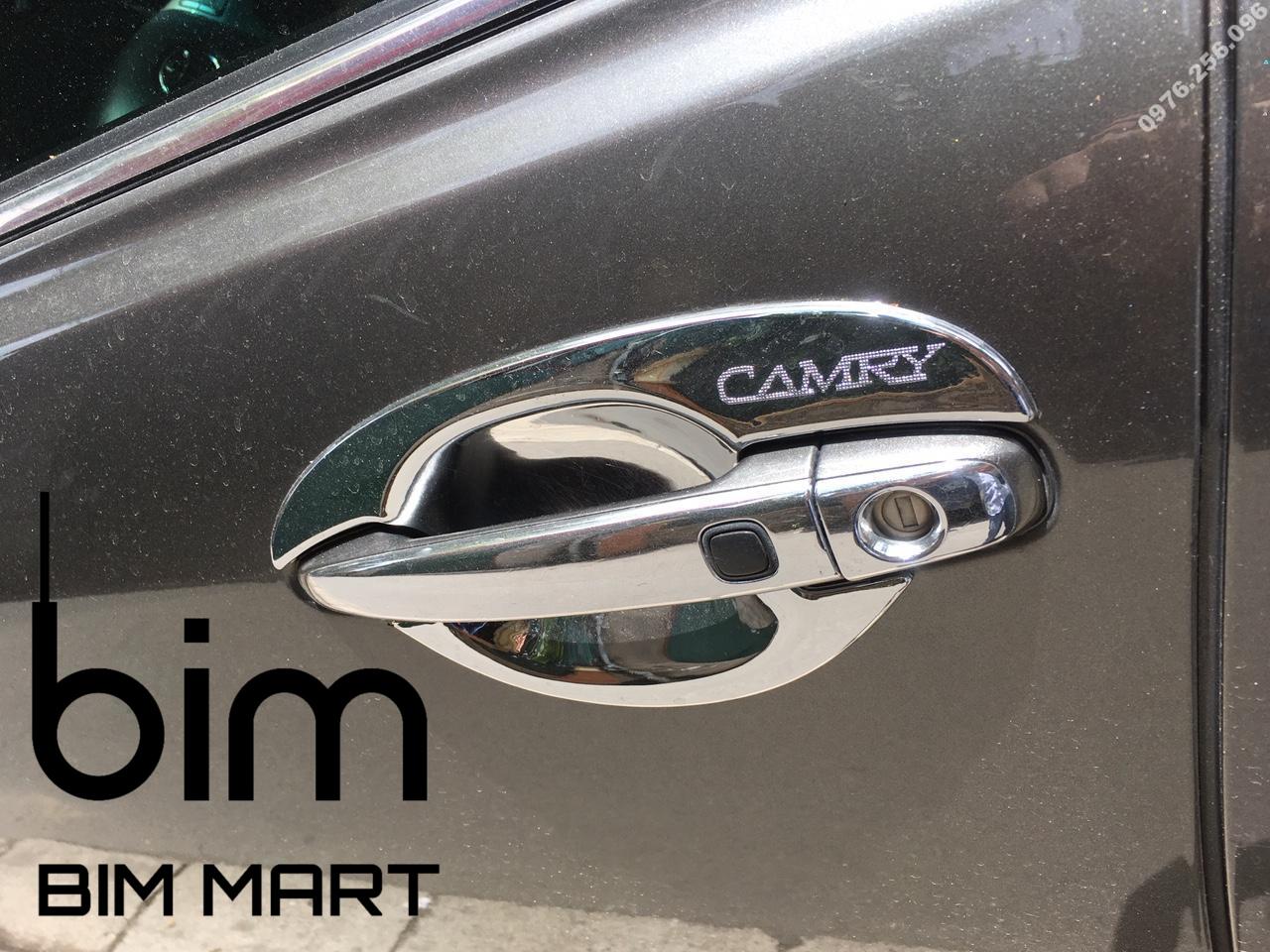 Bộ Ốp Hõm Cửa Dành Cho Xe Toyota Camry 2009 - 2013 Mạ Crom